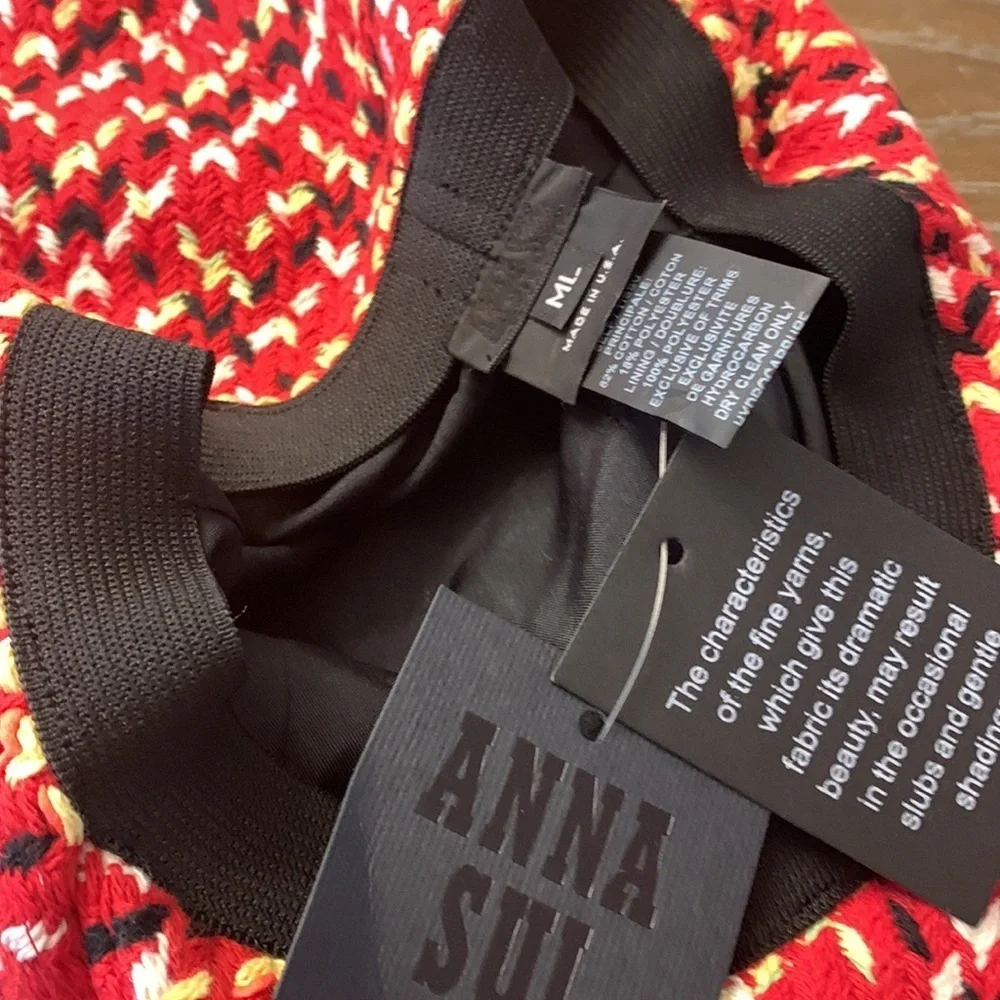 Free people Anna Sui Neo Plaid Cap new with tags one size M/L